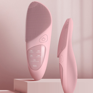 Cepillo de Limpieza Facial Eléctrico Impermeable IPX7, Exfoliante Facial de Silicona Recargable, Masajeador Exfoliante - Product Image 5