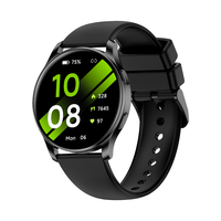 Montre connectée pour femme TKYUAN avec écran AMOLED de 1,32 pouce, appels Bluetooth, 100 modes sportifs, moniteur de fréquence cardiaque SOS, étanche IP68