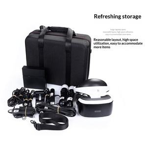 Bolsa de Almacenamiento Portátil de Cuero con Correa Cruzada para Auriculares, Altavoces, Gafas <span class=keywords><strong>VR</strong></span> PS4/<span class=keywords><strong>PS5</strong></span>, con Múltiples Estilos - Product Image 3