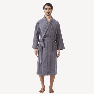 Albornoz Europeo SMOOTH para Hombre, Talla Grande, 100% Algodón, Grueso, Absorbente, Calidad <span class=keywords><strong>de</strong></span> Hotel <span class=keywords><strong>5</strong></span> <span class=keywords><strong>Estrellas</strong></span> - Product Image 5