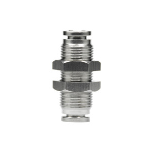 Stainless Steel Air Tube <b>Connector</b> PM 8mm External Thread <b>Quick</b> Connect Fitting for Pneumatic Components - Product Image 2