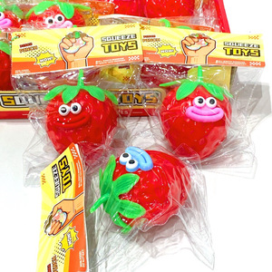Mainan Peras Stroberi Lucu Bentuk Lidah, Karet Lembut, Anti Stres, Hadiah Pesta Anak, Mainan Unik - Product Image 6