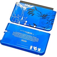 Casing ABS Edisi Terbatas untuk 3DS LL Pengganti Original E Outer Casing Faceplate Back Cover