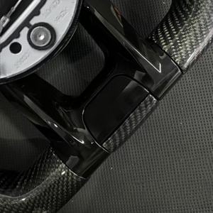 พวงมาลัยคาร์บอนไฟเบอร์ขายดีสำหรับรถยนต์เมอร์เซเดสเบนซ์ AMG C E S Class W204 W205 W222 G500 G55 G63 S500 อะไหล่รถยนต์ - Product Image 2