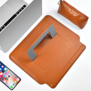 Wiwu Opvouwbare Laptop <span class=keywords><strong>Cases</strong></span> Voor Macbook Pro 14.2 Ipad Air Draagbare Laptop Tas Pu Leather Case Voor Macbook Air 15/16 met Stand - Product Image 4