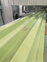 Tuile de toit transparente en fibre de verre modèle 860 900 verte personnalisée, auvent en fibre de verre, petites tôles ondulées, panneau de toit en FRP pour lucarne