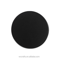 Ensemble de sous-verres classiques en aluminium rond, cadeau promotionnel, impression personnalisée écologique pour les boissons