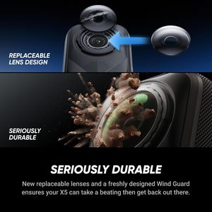 Insta360 X5 gói cần thiết <span class=keywords><strong>Camera</strong></span> hành động <span class=keywords><strong>2025</strong></span> mới ra mắt ống kính có thể thay thế Ba chip ai vượt trội ánh sáng yếu - Product Image 5