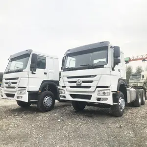 चीन उच्च गुणवत्ता भारी शुल्क सीएनजी सिर ट्रैक्टर ट्रकों 6x4 howo इस्तेमाल किया 380hp ट्रैक्टर ट्रक बिक्री के लिए