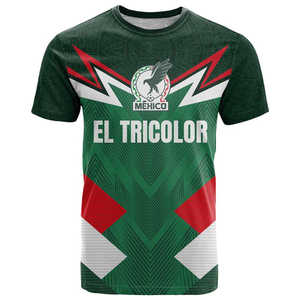 Camiseta Deportiva de Fútbol para Hombre con Estampado de Águila de la Cultura Mexicana, Personalizada al por Mayor, Cuello Redondo, Secado Rápido para Gimnasio - Product Image 4