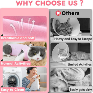 Vestido Transpirable y Anti-mordeduras para Gatos Madres, para Recuperación Postoperatoria, Desmame y Uso en Todas las Estaciones - Product Image 3