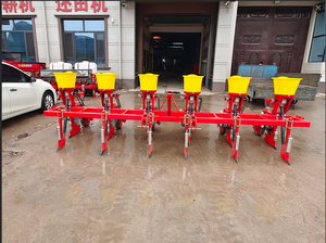 Semoir à maïs plat monté sur tracteur à 6 rangs à haute productivité avec grand réservoir d'engrais / Machine de plantation de semences agricoles sécurisée - Product Image 4