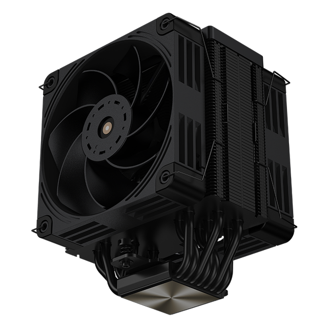 COOLLEO P70LCDBK 7 Heatpipe Air Cooler Aluminum Computer Case Supports 1700/1851/AM5 for Reflow