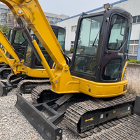 Zuverlässiger Gebrauchter Komatsu PC55MR Mini-Bagger 5 Tonnen Raupenbagger Original Japan Erdbewegungsmaschine Schnelle Lieferung