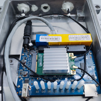 Routeur sans fil 4G extérieur étanche IP66 300 Mbps avec alimentation PoE, ports WAN/LAN, amplificateur de signal 4G