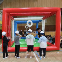 Zone de combat Obstacle Arena Sport Football Cage Drone de football gonflable