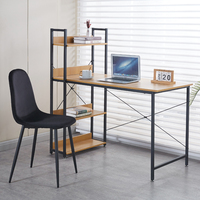 Bureau d'ordinateur simple en fer de haute qualité et robuste de 120 cm, table de bureau à domicile, table d'étude