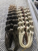 Extensions de cheveux synthétiques ondulés profonds de 20 pouces, tissage simple, boucles Luna, pour tresses, 100g, résistantes à la chaleur, pour femme