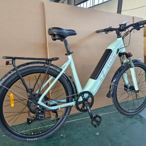 <span class=keywords><strong>Vélo</strong></span> de montagne <span class=keywords><strong>électrique</strong></span> pour femmes, en alliage d'aluminium, avec batterie au lithium, moteur à moyeu arrière à vitesse variable, <span class=keywords><strong>vélo</strong></span> de course tout-terrain pour adultes - Product Image 1