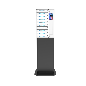 Armadietto di ricarica touchscreen AMI a 10 scomparti, armadietto di sicurezza, stazione di ricarica rapida per caffè, hotel, biblioteca - Product Image 4