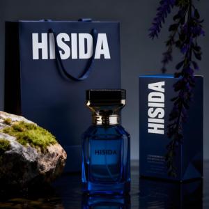 ขวดน้ำหอมแก้วทรงเหลี่ยมหรูหราสีน้ำเงิน ลดราคาพิเศษ ขนาด 30 มล. 50 มล. 100 มล. พร้อมกล่อง - Product Image 1