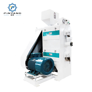 Máquina blanqueadora de arroz de rodillos de <span class=keywords><strong>esmeril</strong></span> doble (arriba y abajo) con motor, equipo eficiente de blanqueo de arroz de dos componentes - Product Image 5