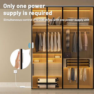 Tira de Luz <span class=keywords><strong>LED</strong></span> COB, <span class=keywords><strong>LED</strong></span> COB Flexible para Panel Acústico y Paneles de Pared de Listones de Madera en Paralelo <span class=keywords><strong>con</strong></span> Interruptor Táctil Regulable - Product Image 4