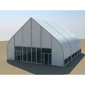 Tente de réception incurvée KENTEN pour événements extérieurs, en aluminium, fournie directement par l'usine - Product Image 1