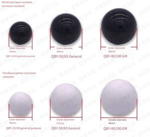 تنتج الشركات المصنعة كرات مضخة الحجاب الحاجز الكرة PTFE نقية لدعم نماذج بيضاء مخصصة - Product Image 3