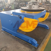 Table de travail de soudage motorisée inclinable et rotative, manipulateur avec mandrin traversant et télécommande sans fil