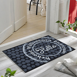 Tapis d'entrée d'hôtel de luxe, motif puzzle imprimé sur mesure, imperméable, antidérapant, 100% nylon, certifié OEKO-TEX, tapis de <span class=keywords><strong>porte</strong></span> en machine - Product Image 4