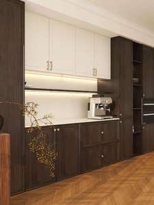 Différents styles de conception d'armoires de cuisine modernes 2025 Source d'usine Panneaux de contreplaqué en bois aggloméré écologiques résistants à l'eau - Product Image 3