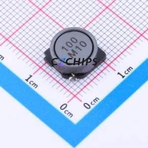 CDRR105NP-100MC ตัวเหนี่ยวนำไฟฟ้าแบบ SMD, 10.4x10.4 มม. ( ค่าความเหนี่ยวนำ: 10uH ) ( ความแม่นยำ: 20% กระแสไฟฟ้าที่กำหนด: 2.48A ) - Product Image 1