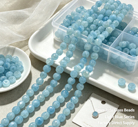 Vente directe usine – Perles de verre plates en jade coloré de 8 mm, facettées, rondelles, intercalaires, pour la fabrication de bijoux bohèmes, bracelets et colliers