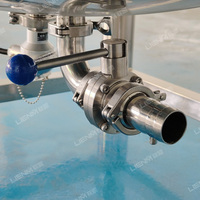 Machine de mélange de liquide vaisselle en acier inoxydable à chauffage vapeur, vente chaude en usine