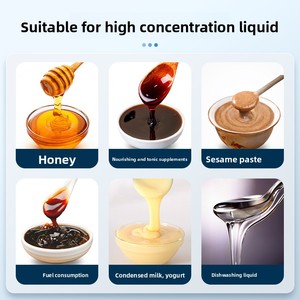 Petite machine de remplissage automatique de miel pour liquides hautement visqueux, doseuse quantitative intelligente avec contrôle par écran tactile PLC - Product Image 2