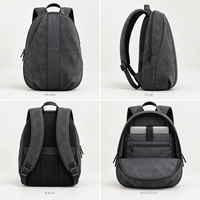 Sac à dos souple en nylon pour femme, imperméable, portable, avec fermeture éclair, bretelles arquées, logo personnalisé
