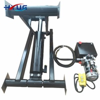 Cylindre hydraulique 2-10 tonnes DC 12V/24V Double fonction de levage pour remorque à benne basculante