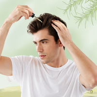OEM ODM Minyak Rambut Herbal Vegan untuk Pertumbuhan & Mengatasi Kerontokan Rambut dengan Peptida Alami untuk Pertumbuhan & Perbaikan Rambut Label Pribadi