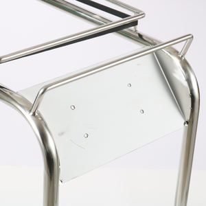 Carrito de Basura de Acero Inoxidable de Alta Resistencia con Parte Superior Abierta |   Equipo de Saneamiento para Cocina Comercial, para Restaurantes, Hoteles y Hogares - Product Image 5