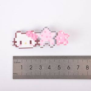 Pince à cheveux légère en acrylique motif chaton mignon, style dessin animé, en forme de bec de canard, pour femme, idéale pour les fêtes - Product Image 3