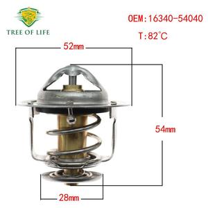 Termostato de Motor Tree Of Life 16340-54040 82 para Toyota Mitsubishi - Product Image 4