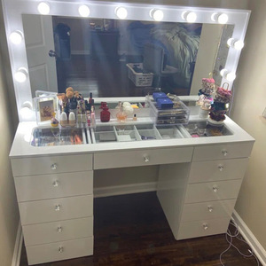 Usine ampoule blanche coiffeuse Vent seau armoire table <span class=keywords><strong>de</strong></span> <span class=keywords><strong>maquillage</strong></span> spécial <span class=keywords><strong>photo</strong></span> studio coiffeuse - Product Image 3