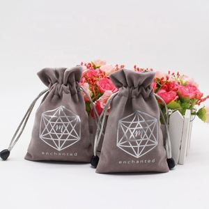 Customized Logo Travel Jewelry Packaging <b>Gift</b> <b>Bags</b> <b>Small</b> Velvet Drawstring Pouches for Watches Necklaces Gems Glasses Rings - Product Image 2