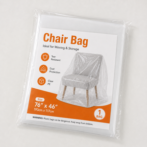 <span class=keywords><strong>Film</strong></span> <span class=keywords><strong>de</strong></span> protection transparent TIANFENG OEM pour chaise, en PE 40g, sac d'emballage pour meubles moulé par soufflage, pour usage domestique - Product Image 3