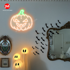 Letrero Luminoso LED de Neón con Diseño de Sombrero de Bruja, Calabaza y Araña para <span class=keywords><strong>Halloween</strong></span>, Regalo para Niños, Decoración de Fiestas, Uso en Automóviles - Product Image 6