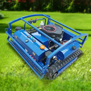 원격 제어 RC 로봇 잔디 깎는 기계 판매 가솔린 잔디 부시 잔디 깎는 기계 커터 제어