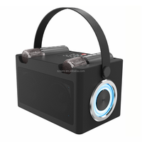 Enceinte Karaoké Portable Sans Fil avec Micro et Bluetooth, Machine à Chanter Portable, Subwoofer Sans Fil, Son Hifi pour Fêtes en Famille 831