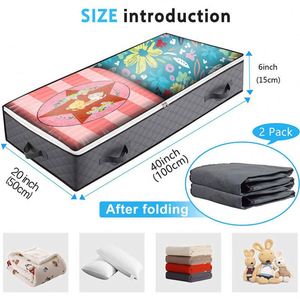 Containers <b>Storage</b> Bag Dust-Proof Packing Moisture-Proof Foldable Clear Bedding <b>Storage</b> Bag for Organizer <b>Clothes</b> - Product Image 3