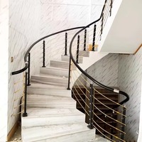 Rampe d'escalier en acier inoxydable amovible, design personnalisé de haute qualité